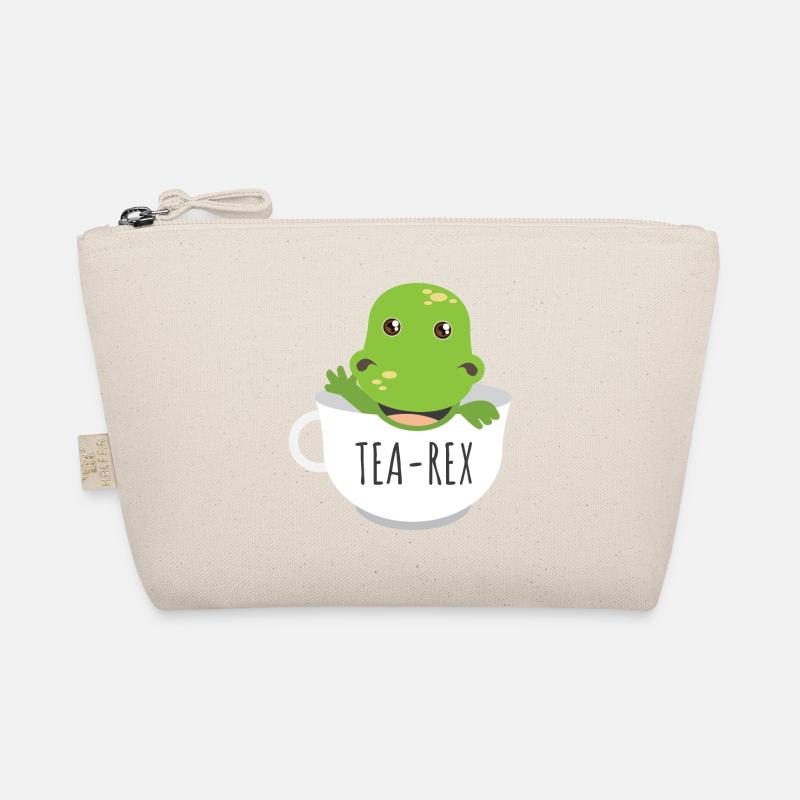 Dinosaurier Tea Rex in der Teetasse - Geschenkidee Bio-Täschchen