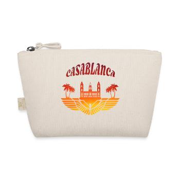 Casablanca Palace avec des palmiers / Cadeau marocain - Trousse biologique - nature - Devant