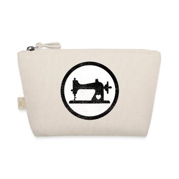 sewing machine1 black - Organic Pouch - nature - Front