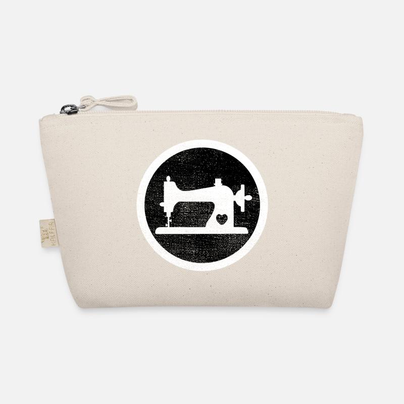 Vintage sewing machine Organic Pouch