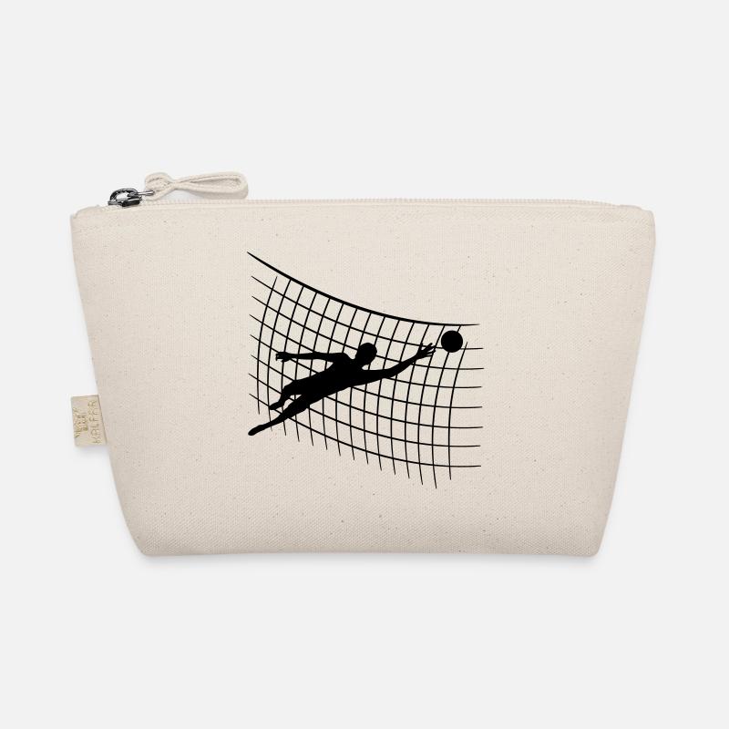 design net pattern goalkeeper goalkeeper holding fussba Organic Pouch