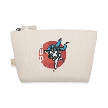 Martial Arts Judo Martial Arts Grunge - Gift Idea - Organic Pouch - nature - Front
