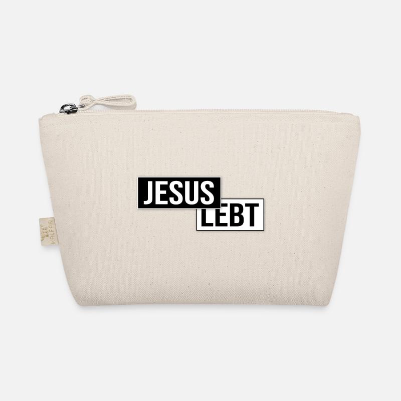 Jesus Lebt christliche Kleidung Geschenk Idee Bio-Täschchen