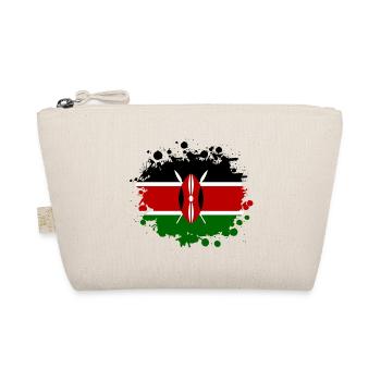 Kenia Klecks / Kenya Geschenk Afrika Mombasa - Bio-Täschchen - Natur - Vorne
