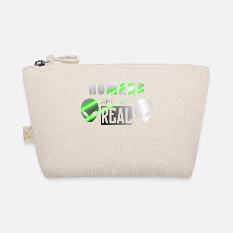 Menschen real | Alien Ufo Raumschiff Geschenkidee Bio-Täschchen