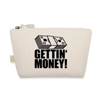 geldscheine buendel dollar gettin money zeichen ge - Bio-Täschchen - Natur - Vorne