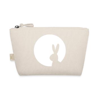 Moony Hase im Mond Kaninchen Häschen - Bio-Täschchen - Natur - Vorne