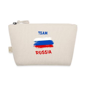 Team Russia / Gift Russia Moscow Flag - Organic Pouch - nature - Front