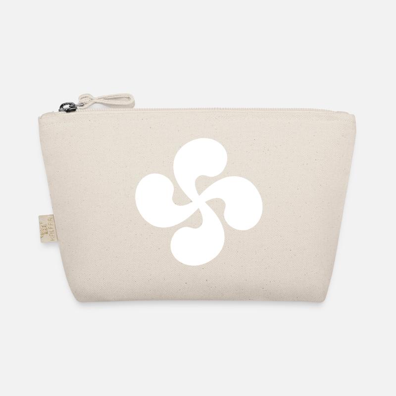 Basque Red Cross alone Organic Pouch