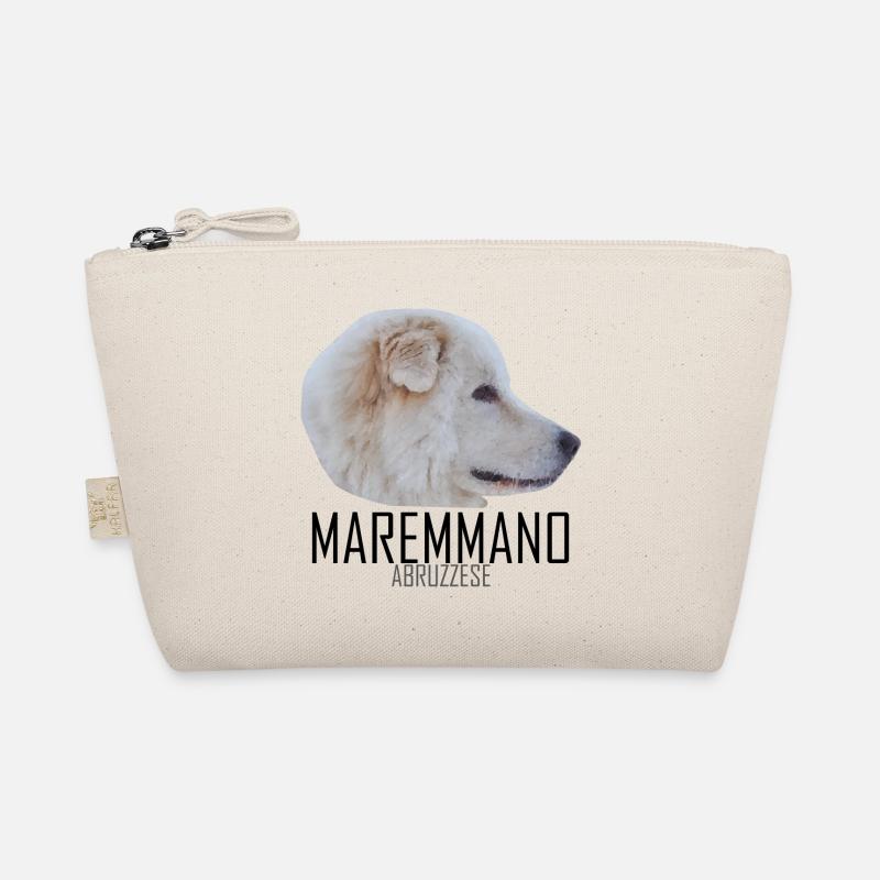 MAREMMANO ABRUZZESE - black name - Bio-Täschchen - Natur