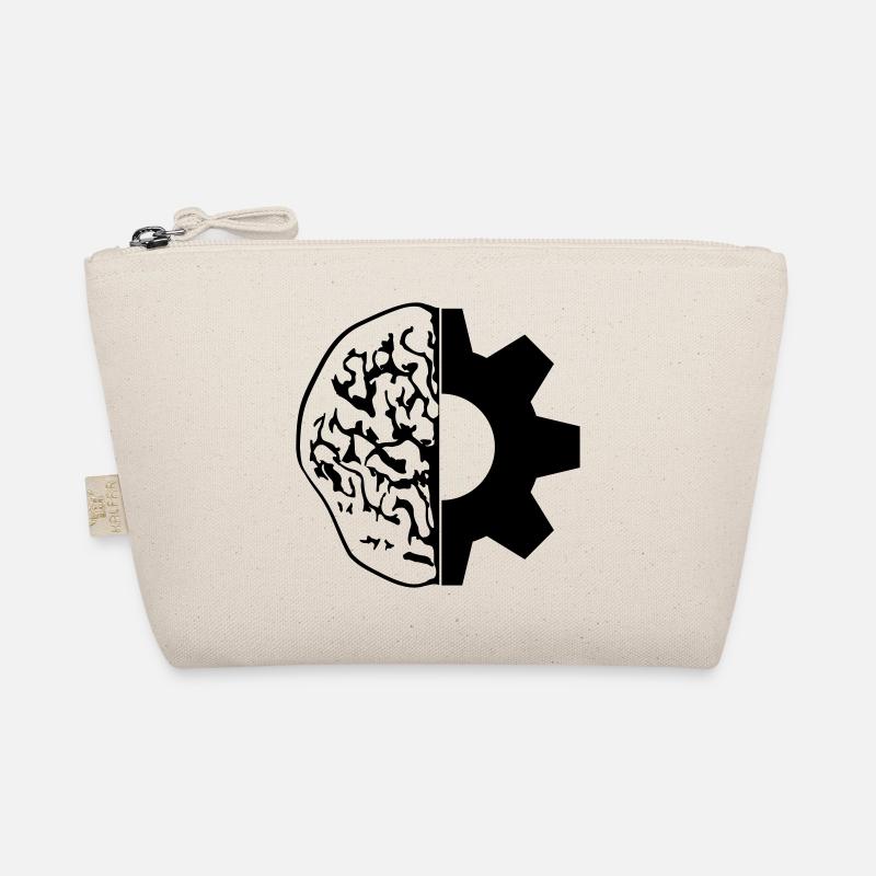 think brain intelligent engineer gear mechan Organic Pouch