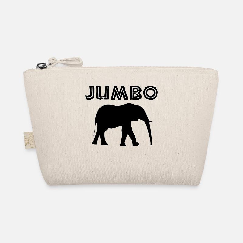 jumbo in schwarz Bio-Täschchen