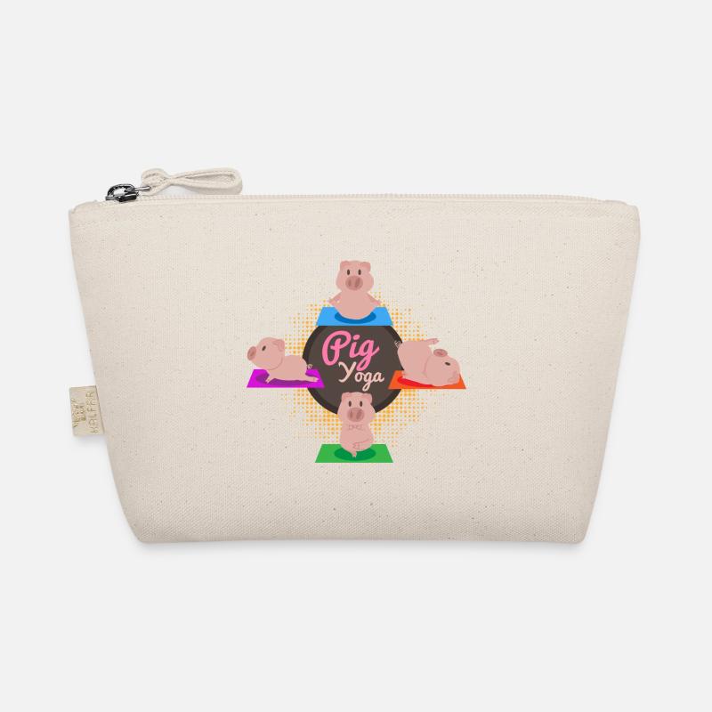 Pig Yoga Funny - Gift Idea Organic Pouch