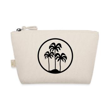 Palme palm trees - Bio-Täschchen - Natur - Vorne