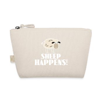 SHEEP HAPPENS - ist so, wie es ist - Bio-Täschchen - Natur - Vorne