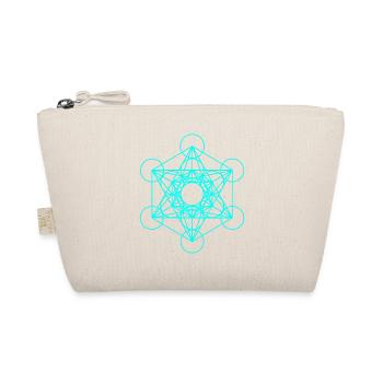 Metatrons Würfel 16 - Bio-Täschchen - Natur - Vorne