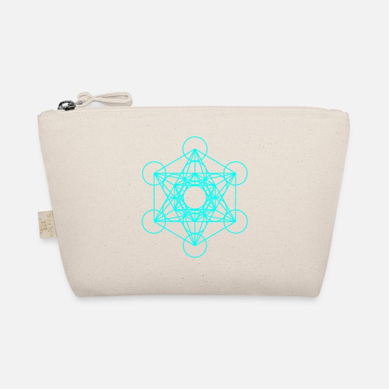 Metatrons Cube 16 Organic Pouch