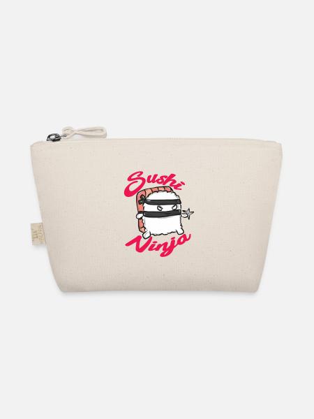 Sushi Essen Japan Geschenk - Bio-Täschchen - Natur