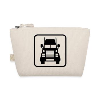 truck sign truck truck truck driver driving car - Organic Pouch - nature - Front
