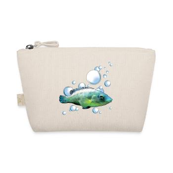 Colorful aquarium fish motif - Organic Pouch - nature - Front