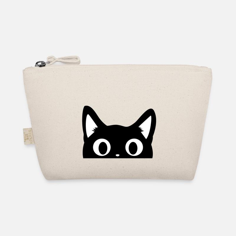 chat noir mignon Trousse biologique
