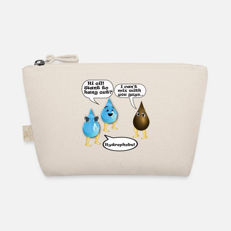 Wasser und Öl - Bio-Täschchen - Natur