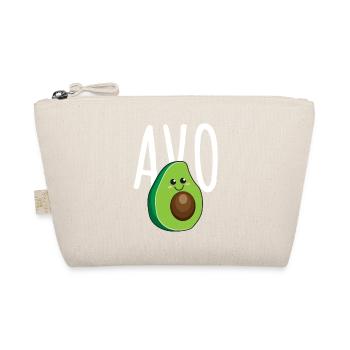 Avocado Avo Partner Couple Friends - Gift Idea - Organic Pouch - nature - Front