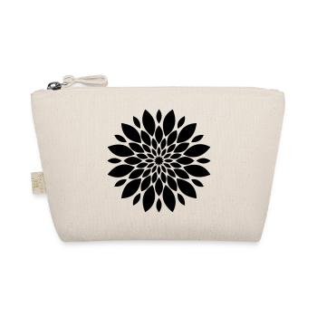 Blossom Mandala Flower Floral - Organic Pouch - nature - Front