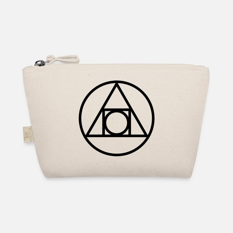 Squaring the circle, alchemical symbol, occultism Organic Pouch
