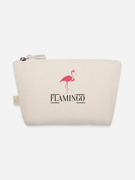 Flamingo - Bio-Täschchen - Natur