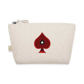 Playing card game, Ace - Organic Pouch - nature - Front