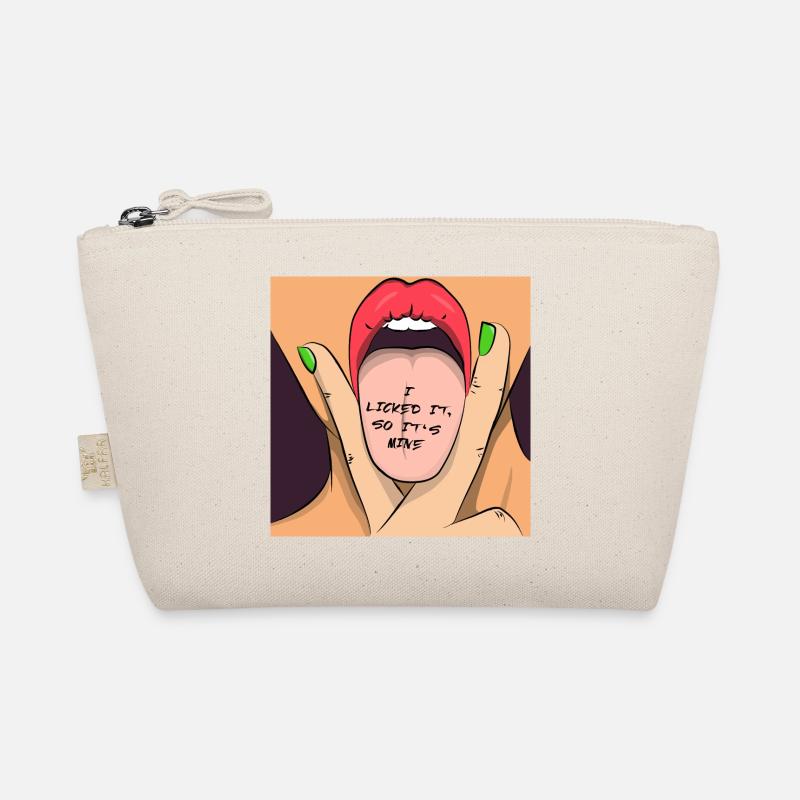 I licked it so it's mine Bio-Täschchen