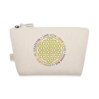 flower of life - rules of life - Organic Pouch - nature - Front