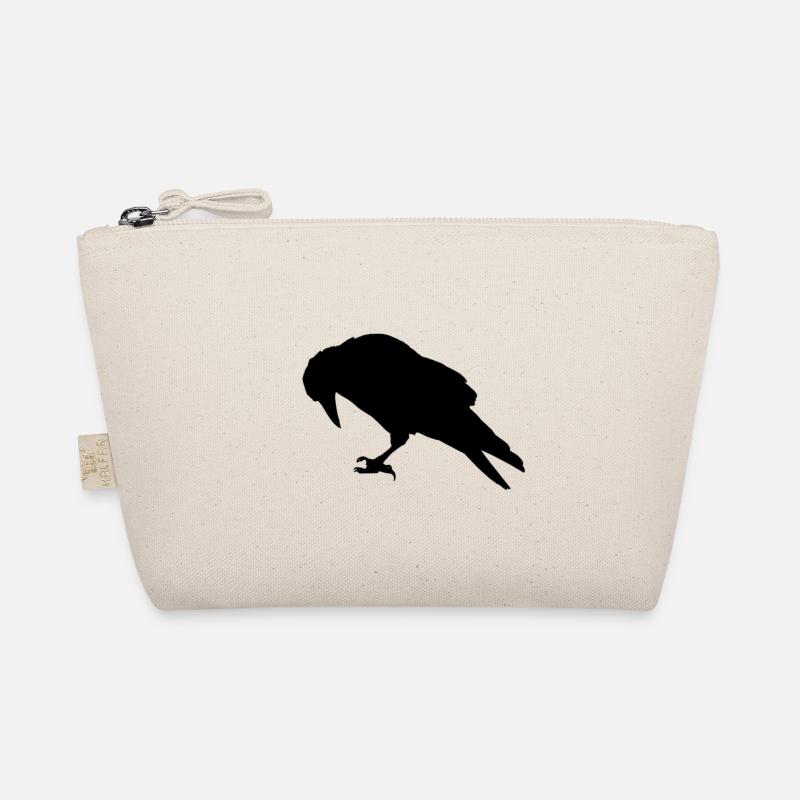 Crow - Organic Pouch - nature