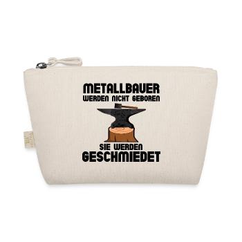 Metallbauer werden geschmiedet - Bio-Täschchen - Natur - Vorne