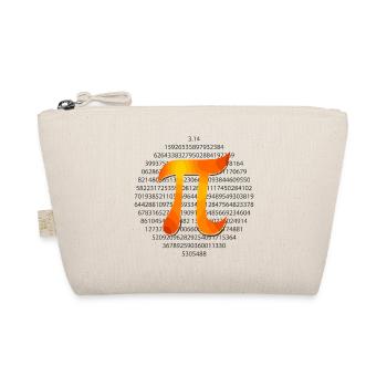 Math Symbols Pi Kreis π 3.14 - Geschenkidee - Bio-Täschchen - Natur - Vorne