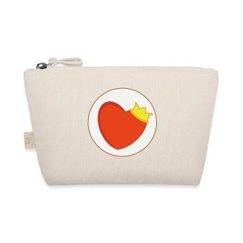 Cœur de barbe porte bonheur - Trousse biologique - nature - Devant