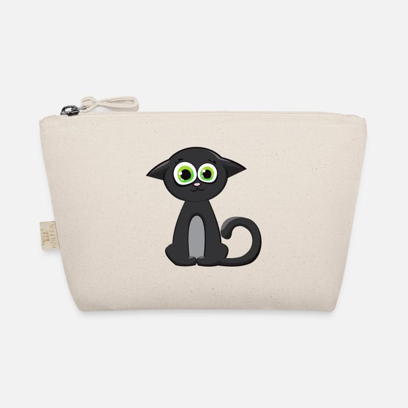Cat face kitten Organic Pouch