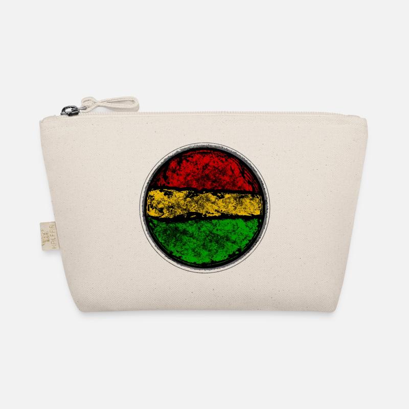 Conception abstraite de drapeau reggae rétro Trousse biologique