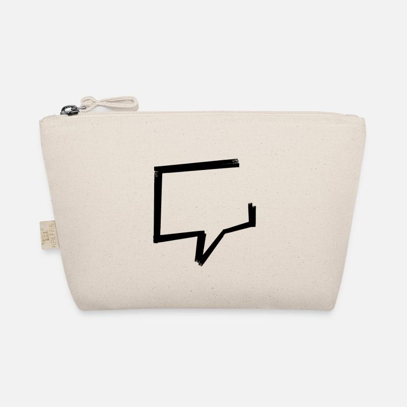 Speech bubble - tape Organic Pouch