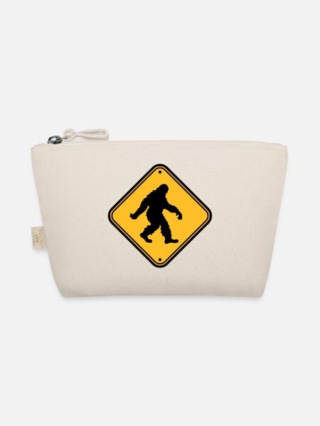 Shield note hazard caution caution zone warnun - Organic Pouch - nature - Front
