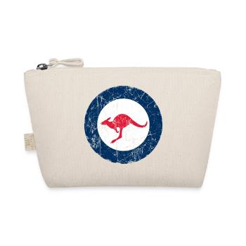 Australia aeronautical cockade vintage effect - Organic Pouch - nature - Front