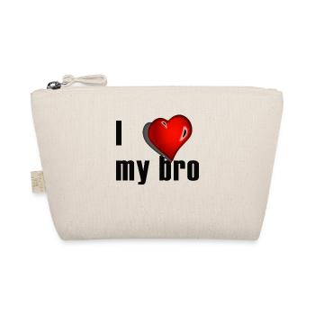 J'aime mon frère - Trousse biologique - nature - Devant