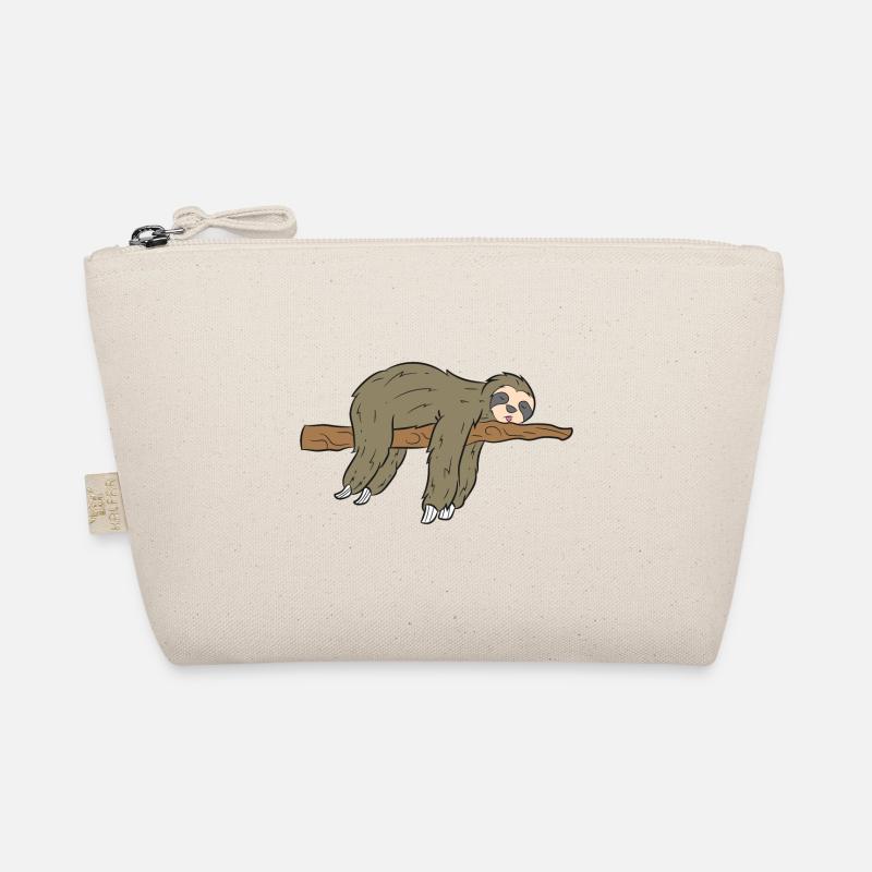Faultier Faultiere Geschenk Sloth Ast Bio-Täschchen