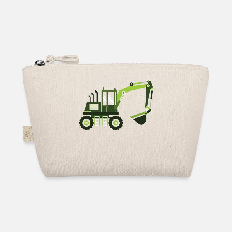 Excavator construction site crane construction trailer daycare excavator driver Organic Pouch