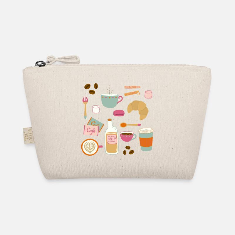 Drawing Coffee in a Cafe Organic Pouch