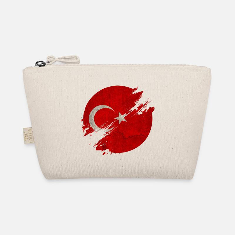 Turkey Circle / Flag Gift National Flag Organic Pouch