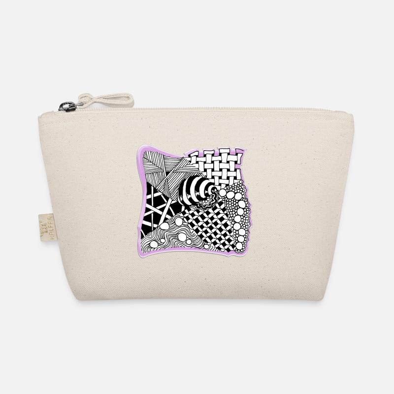 Zentangle pattern patterncontest Organic Pouch