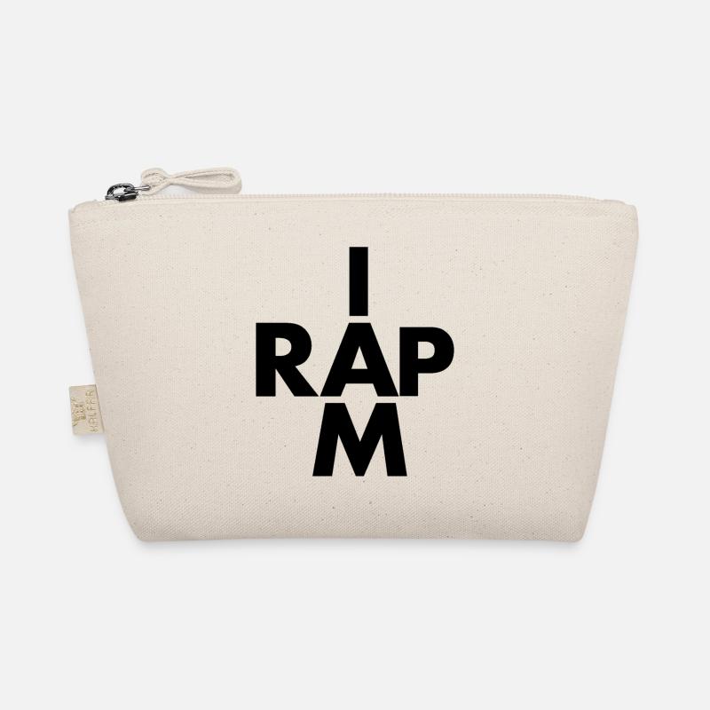 Rap hip hop - Bio-Täschchen - Natur