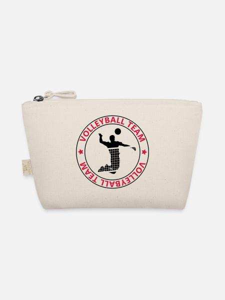 volleyball team - Organic Pouch - nature - Front